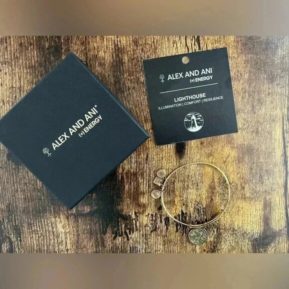 Alex and Ani | Lighthouse, Expandable Rafaelian Bangle Bracelet. - Picture 3 of 13